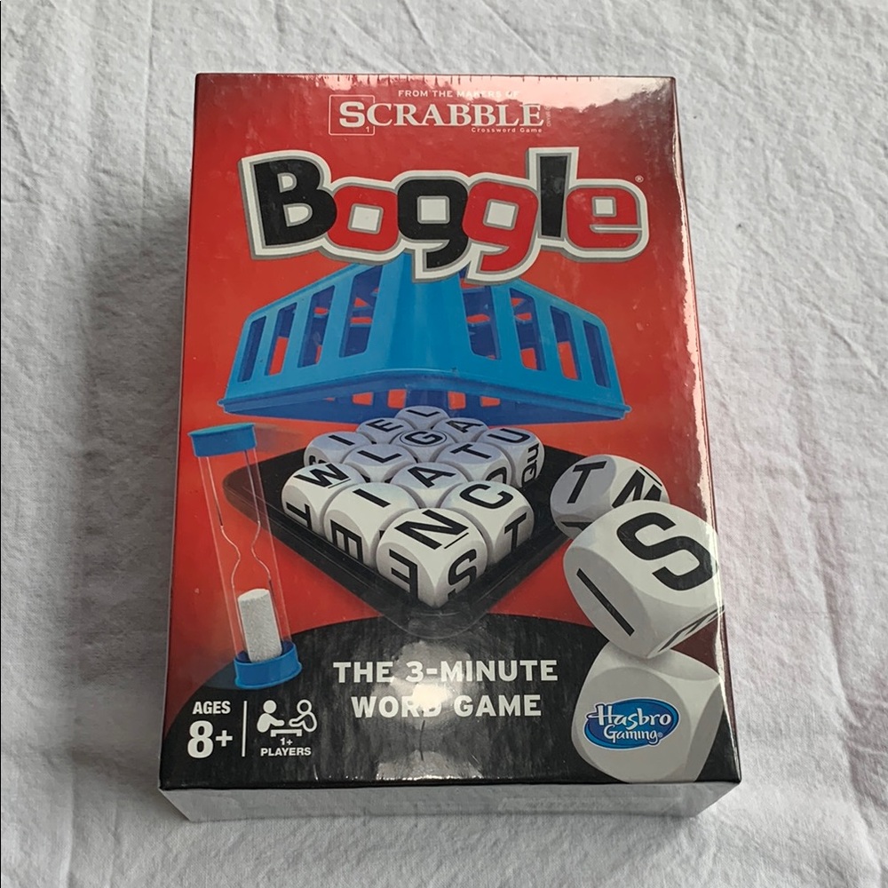 Hasbro Boggle Game NEW 3-Minute Word game from the makers of scrabble 1+ Players